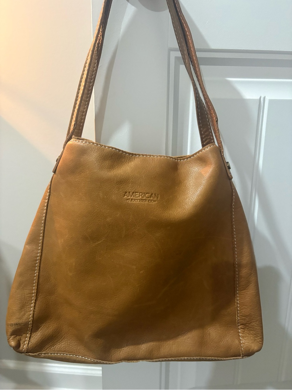American Leather Co. Caramel Shoulder Bag